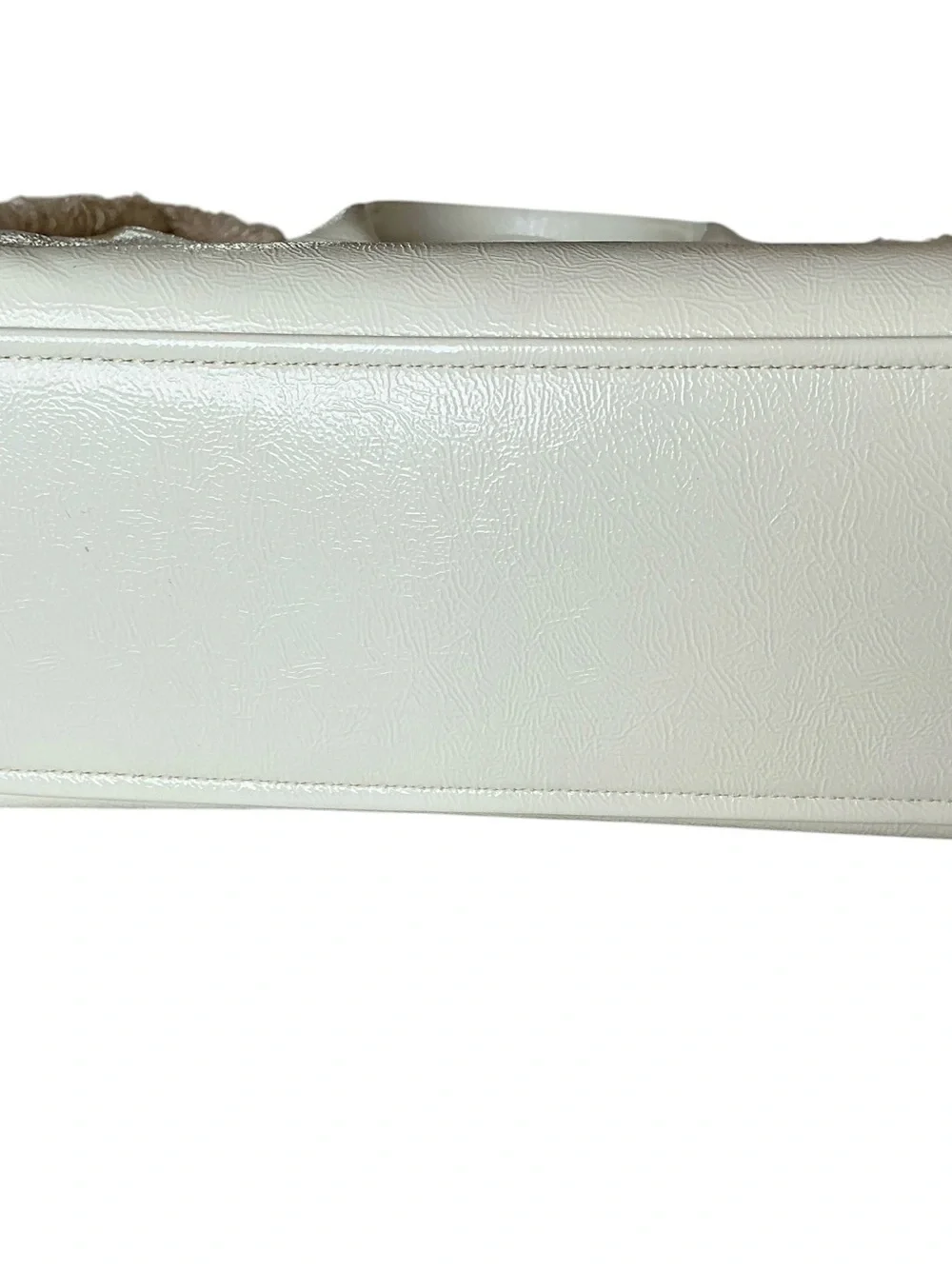 Kate Spade Jett Faux Shearling Small Tote Meringue Crossbody KE516